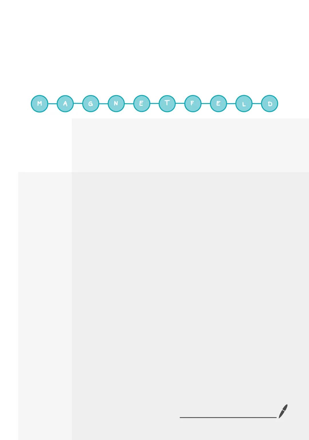 M A G N E T F E L D M
A
G
N
E
T
F
E
L
D

Magnet
- Körper. der Gegenstände aus magnetisierbaren Stoffen anzicht
Pole
- Stellen, an denen mag.