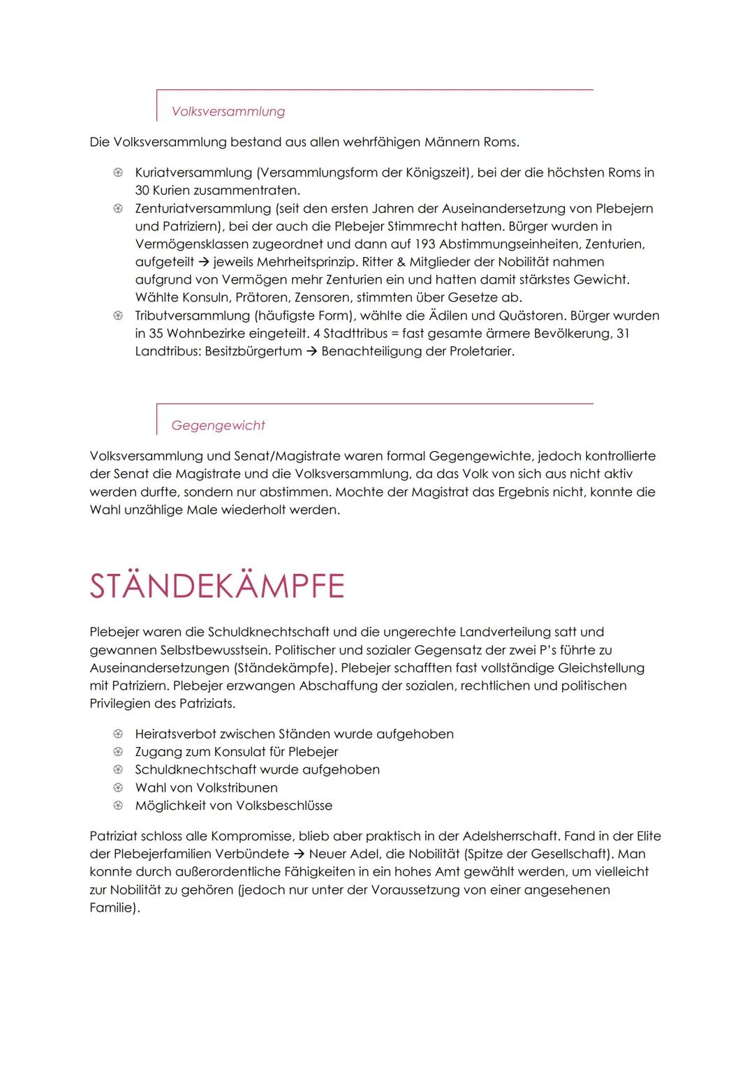 EPOCHEN DER RÖMISCHEN
GESCHICHTE
Königszeit:
Frühe Republik:
Mittlere Republik:
Späte Republik (Revolutionszeit):
Kaiserzeit (Prinzipat):
Sp
