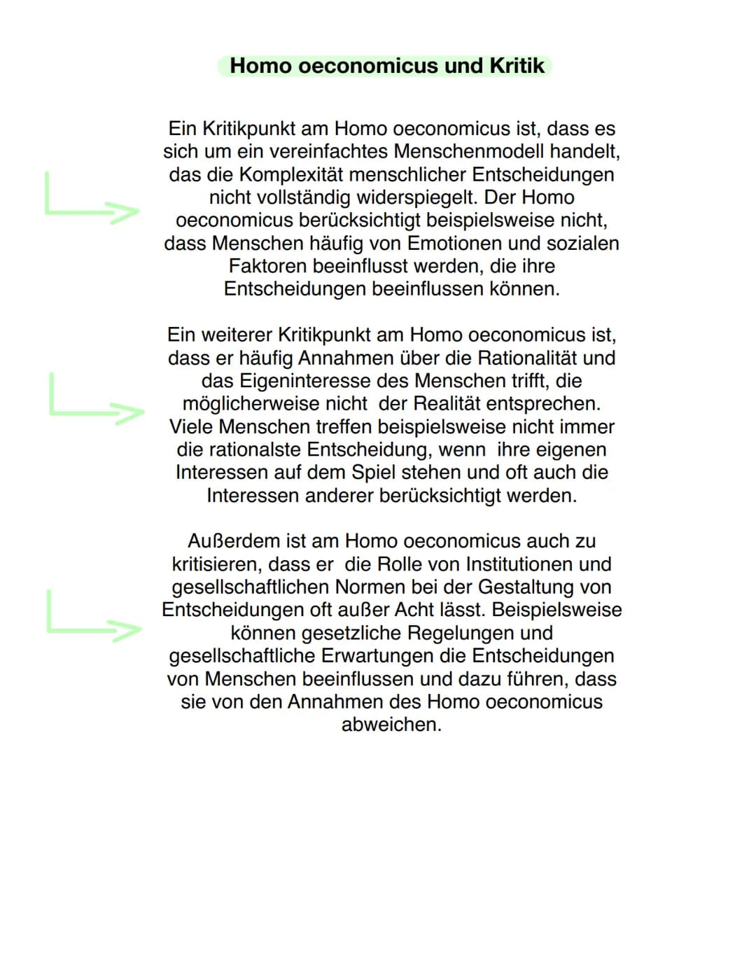 Rationales
Handeln
Homo
oeconomicus
Was ist der Homo oeconomicus?
Der Homo oeconomicus ist eine fiktive Person
die komplett rational und wir