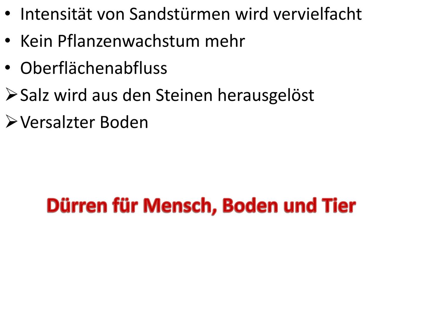 Was könnte hier passiert sein? Desertifikation Gliederung
Was ist Desertifikation?
Fakten
Ursachen
Folgen
Gegenmaßnahmen
Sahelzone
Fazit Was