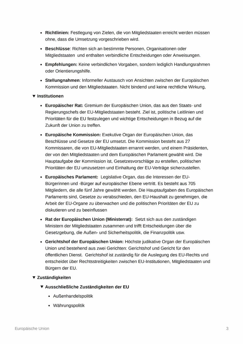 Europäische Union
▼ Werte und Ziele
Achtung der Menschenwürde, Freiheit, Demokratie, Gleichheit, Rechtsstaatlichkeit
und Menschenrechte.
●
R