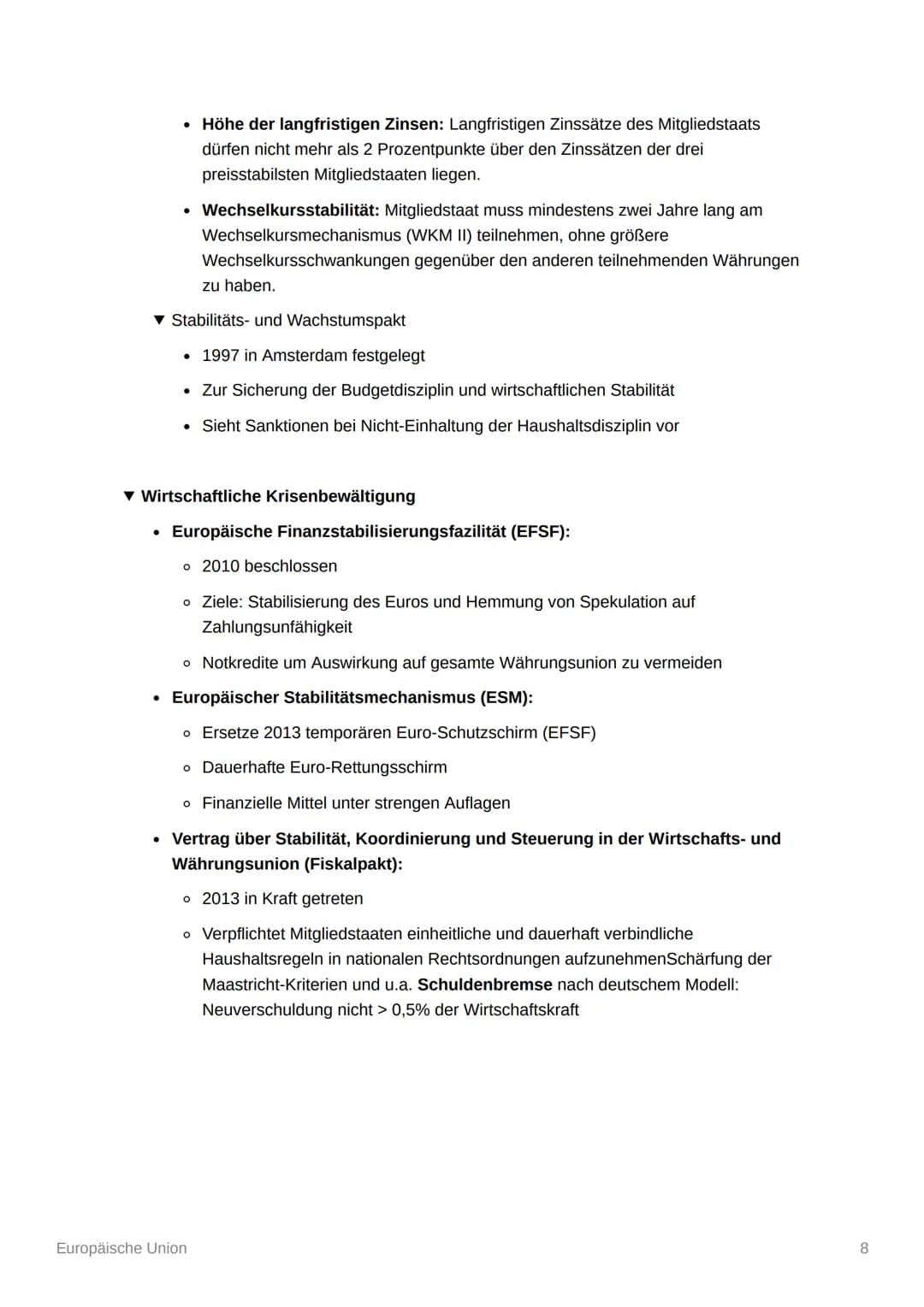Europäische Union
▼ Werte und Ziele
Achtung der Menschenwürde, Freiheit, Demokratie, Gleichheit, Rechtsstaatlichkeit
und Menschenrechte.
●
R