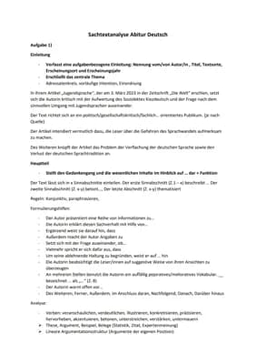 Know Sachtextanalyse Deutsch Formulierungshilfen Sprachwandel thumbnail