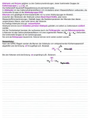 Know Zusammenfassung - Aldehyde und Ketone  thumbnail