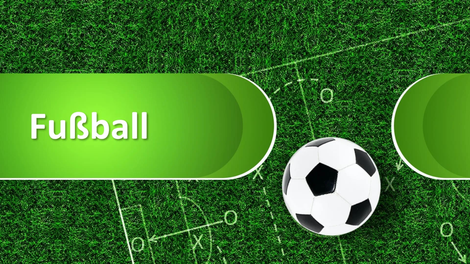 Fußball
on X
0
0 Gliederung
1.
Was ist Fußball?
2. Wie geht das Spiel?
3.
A.
5.
Ursprung
Regeln
Das Spielfeld
Fußballstadien
6.
7. Bekannte 