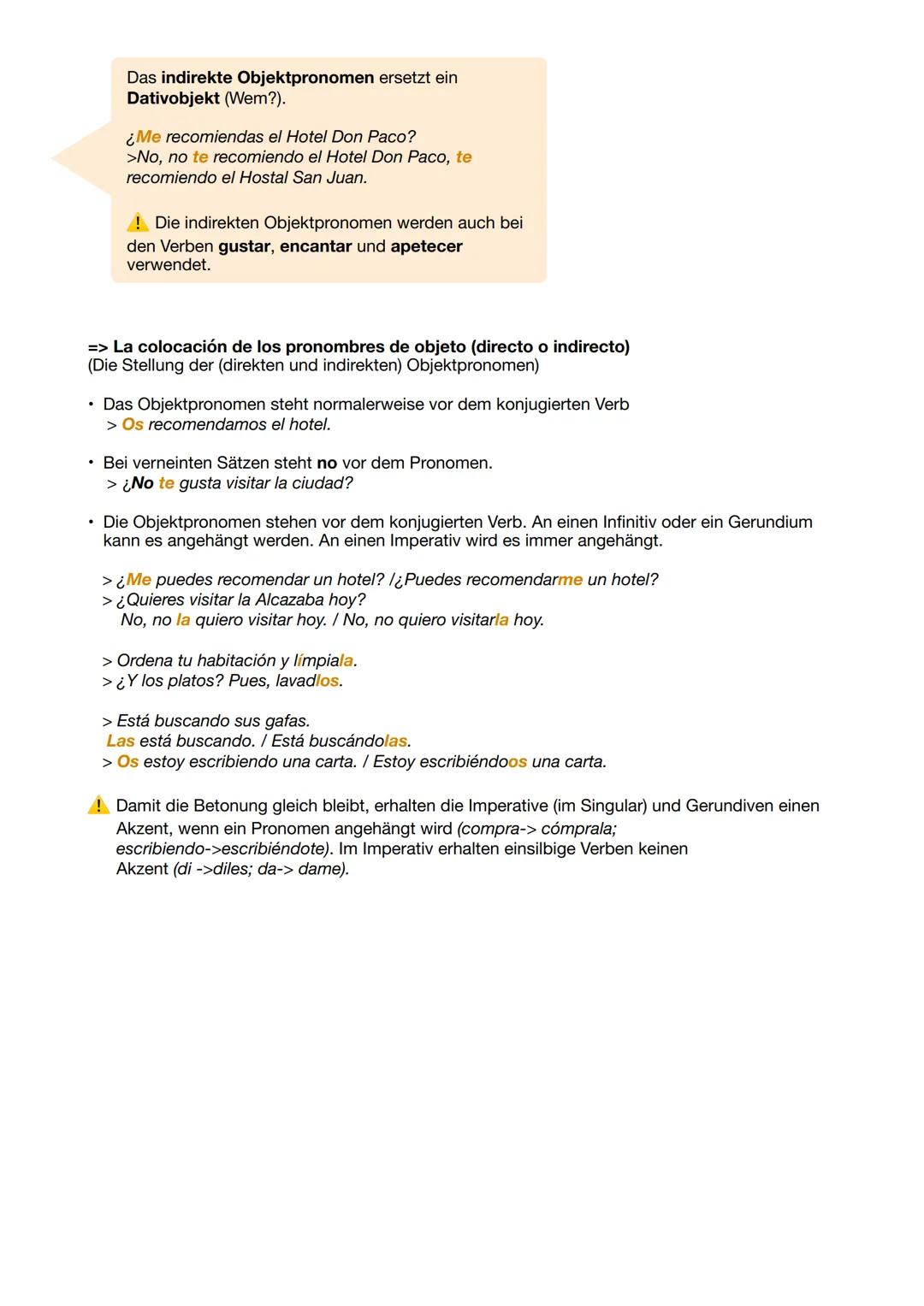 1. Los pronombres de sujeto (Die Subjektpronomen)
1.Sg.
2.Sg.
3.Sg.
1.PI.
2.PI.
3.PI
männlich
yo
tú
él
nosotros
vosotros
ellos
• in Sätzen o