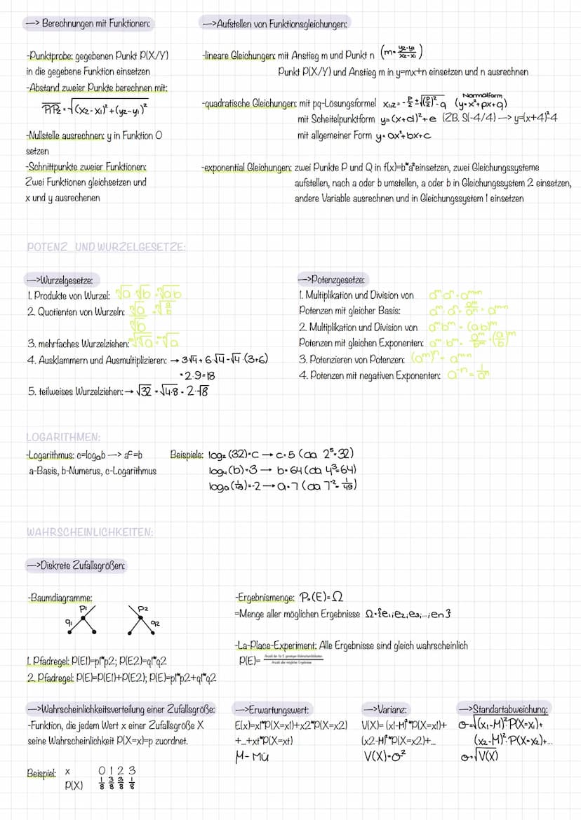 GEOMETRIE
->Trigonometrische Beziehungen:
Der Sinussatz: sin() sin(B) Sint)
Since
Der Kosinussatz: a²-b²c²-2bc.cos(d)
b²-a²+c²-20c cos (B)
c