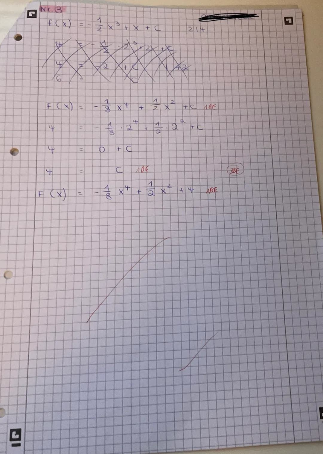 Name:
Klausur Integralrechnung Nr. 1 (Q1 GK)
Lösungs- und Rechenwege immer vollständig und nachvollziehbar angeben.
Aufgabe 1
Aufgabe 1 Best