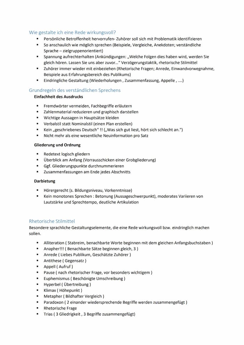 ● Thema formulieren
● Ziel(e) festlegen
●
●
● Selektieren, exzerpieren
Gliederung überlegen
Wichtige Inhalte visualisieren
Stichwortkonzept 