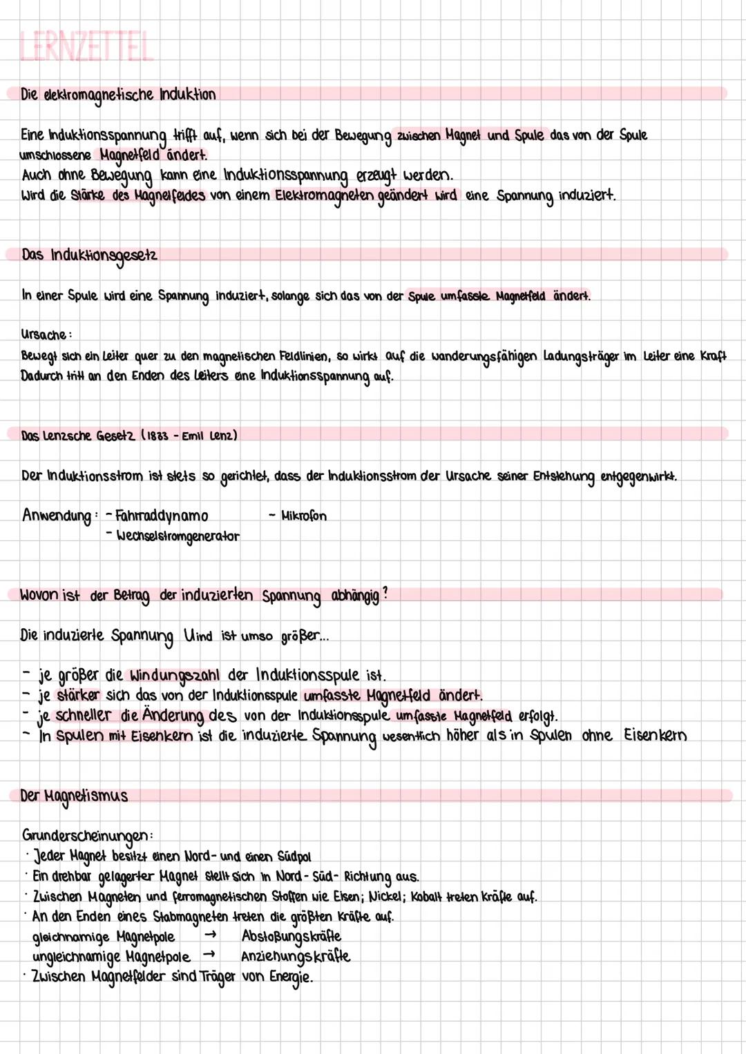 Elektromagnetische Induktion 