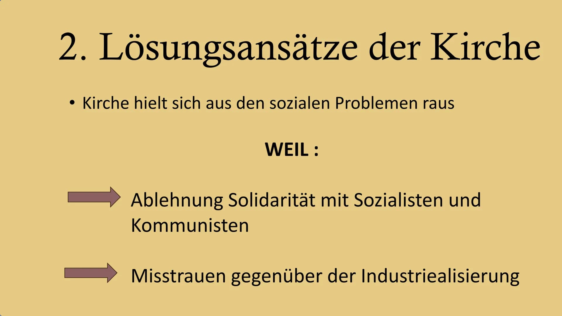·ªn·
+
Soziale Frage
Lösungsansätze der Kirche
Ein Vortrag von Lara, Vivien, Nelly und Lina Gliederung
1. Soziale Frage ?
2.Lösungsansätze
d