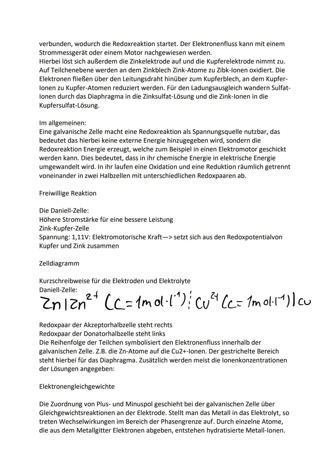 Elektrochemie
Elektronengasmodell
-
-
Charakteristische Eigenschaften der
Metalle lassen sich erklären
Metallstück: Metall-Kationen, die fes
