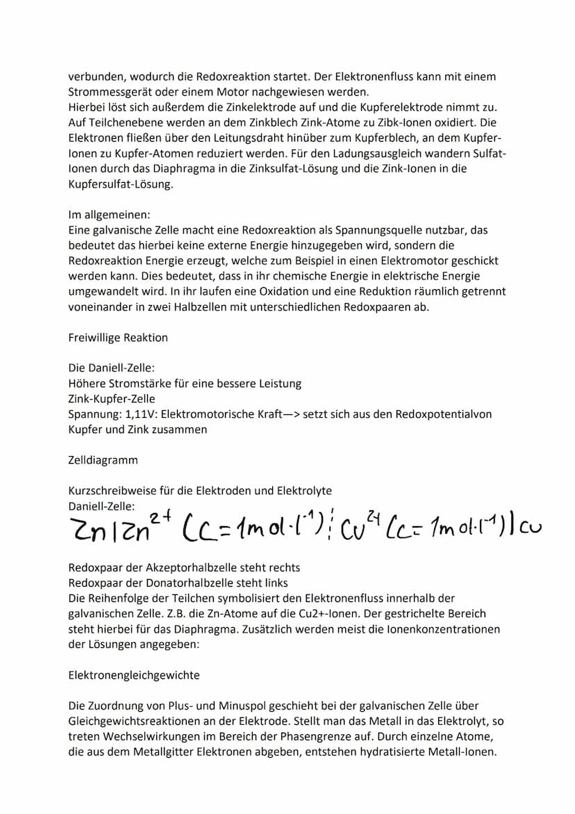Elektrochemie
Elektronengasmodell
-
-
Charakteristische Eigenschaften der
Metalle lassen sich erklären
Metallstück: Metall-Kationen, die fes