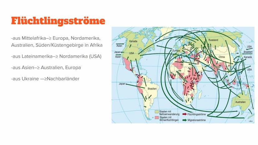 Migration Inhalt
-Definition
-Push-Pullfaktoren
-Formen von Migration
-Frontex
-Folgen der Zuwanderung
-Fluchtwege
-Flüchtlingsströme Defini