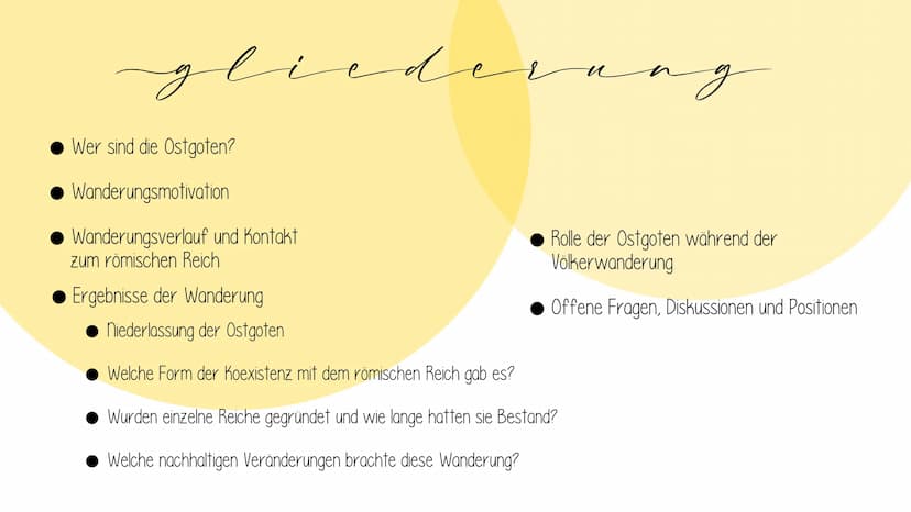 handout
- Die Ostgoten -
Wer sind die Ostgoten?
- Bildeten sich aus dem östlichem Teil des germanischen Volkes ,die Goten" und hatten dort i