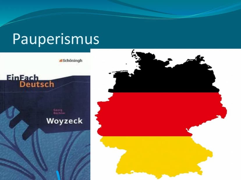 Pauperismus
Ein Fach
Deutsch
Schöningh
Georg
Büchner
Woyzeck Inhalt
• Definition Pauperismus
• Entstehung und Entwicklung
• Bezug zu Woyzeck