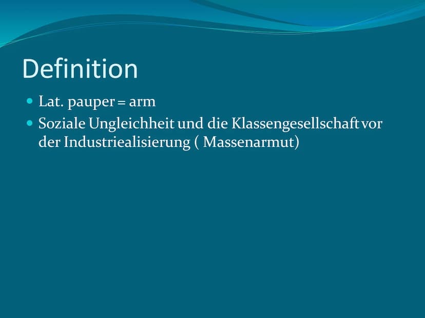 Pauperismus
Ein Fach
Deutsch
Schöningh
Georg
Büchner
Woyzeck Inhalt
• Definition Pauperismus
• Entstehung und Entwicklung
• Bezug zu Woyzeck