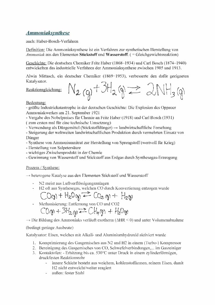 Know Ammoniaksynthese thumbnail