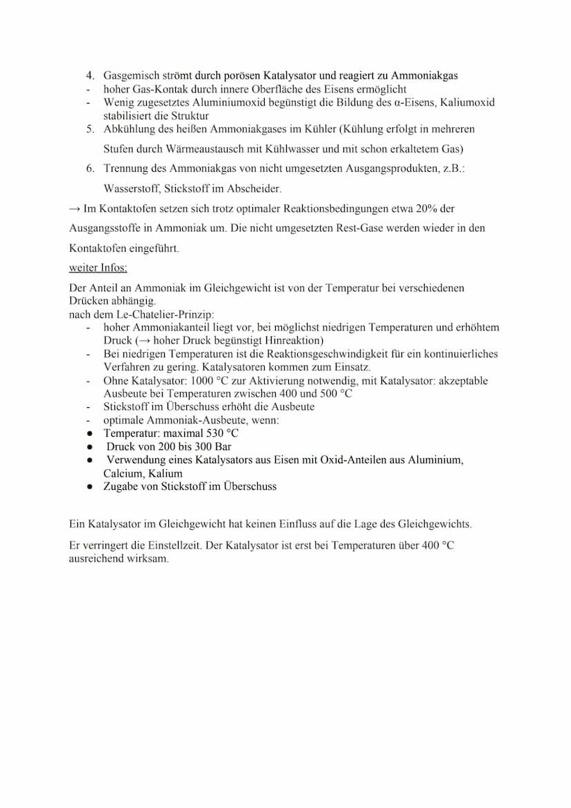 Ammoniaksynthese
auch: Haber-Bosch-Verfahren
Definition: Die Ammoniaksynthese ist ein Verfahren zur synthetischen Herstellung von
Ammoniak a