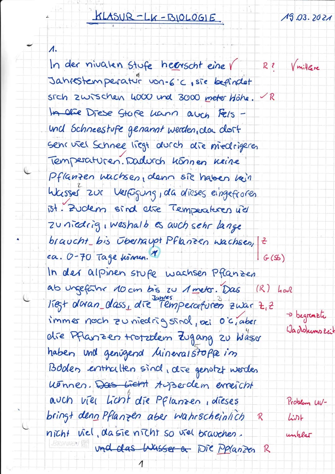 Bi-2
Name:
Datum: 19.03.21
Fachliche Leistung: 52/72
Punkte: O
Note: 2 -
Stai Jungen
Abzug von Bewertungseinheiten für mangelnde sprachliche