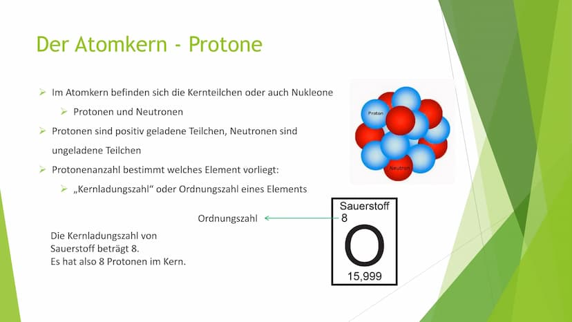 Ein Atom ist der kleinste Baustein von Stoffen. Sie lassen sich mit
chemischen Methoden nicht weiter zerteilen.
Atome besitzen einen massere
