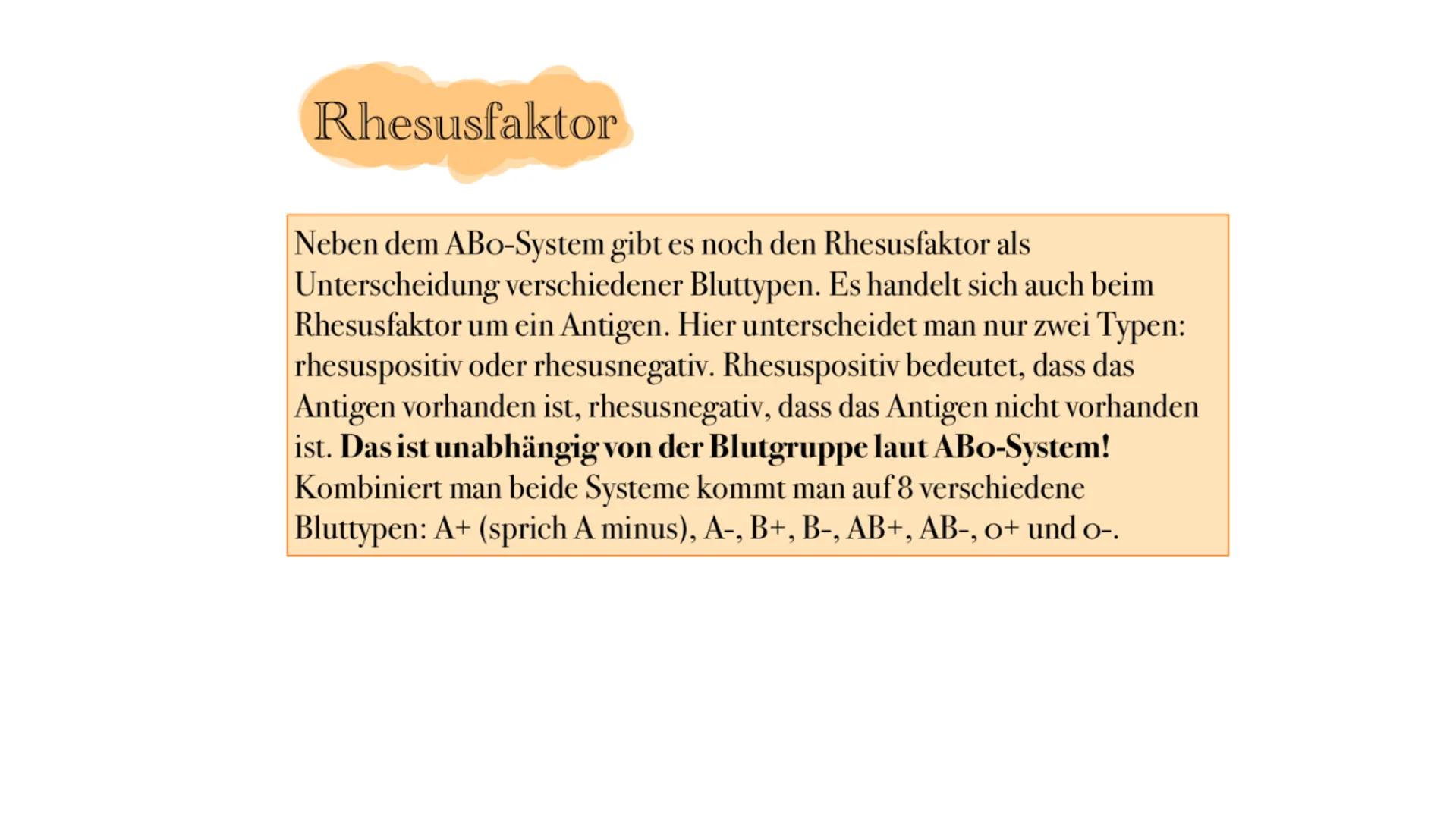 # Blutgruppen

AB0-System, Rhesusfaktor und mehr ## ABO-System

Nach dem ABo-System gibt es vier verschiedene Blutgruppen:
A, B, AB und o (n