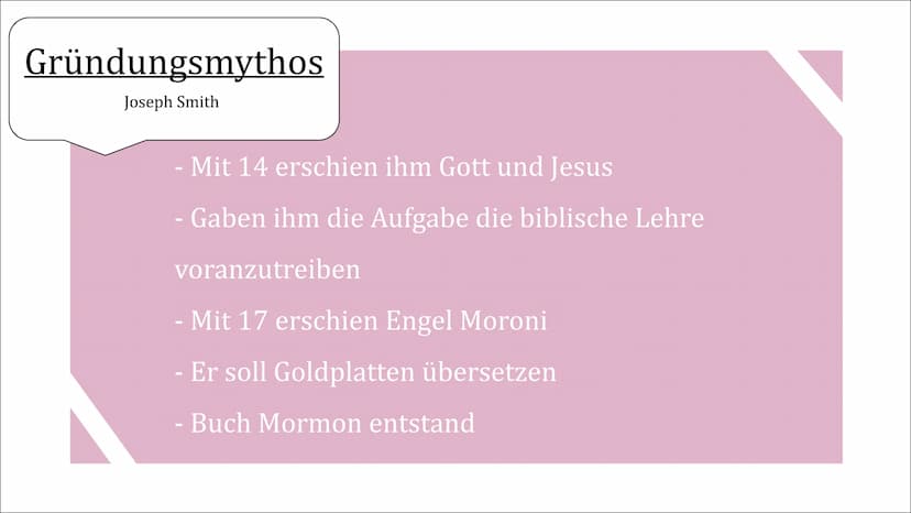 THH
Mormonen
Eine Präsentation von Fabiana und Philipp D. DAS
BUCH
MORMON
EIN WEITERER ZEUGE
FÜR JESUS CHRISTUS
3
Inhaltsangabe
- Was sind M