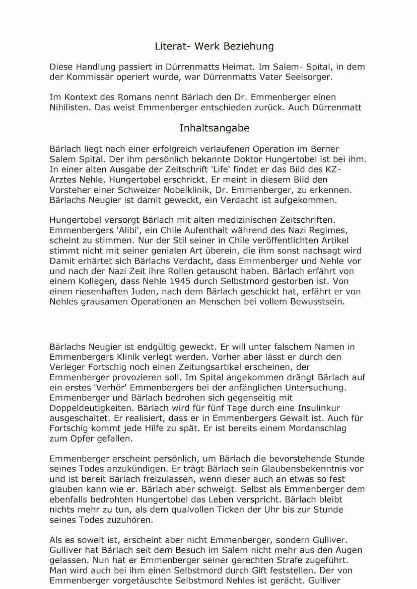 Friedrich
Dürrenmatt
Der Verdacht
Roman Diogenes
Der Verdacht
-Friedrich Dürrenmatt-
1 1) Autor
Der Verdacht - Friedrich Dürrenmatt
Friedric