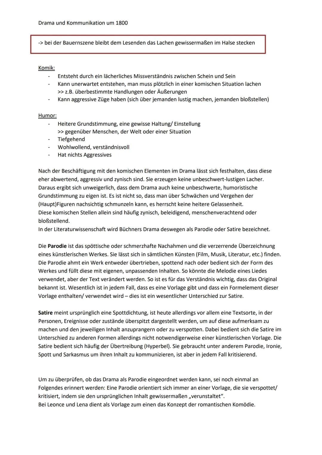 Drama und Kommunikation um 1800
Figurenkonstellation vom Buch Leonce und Lena:
König Peter
Valerio
Freunde und
bisschen der
Unterhalter
Prin