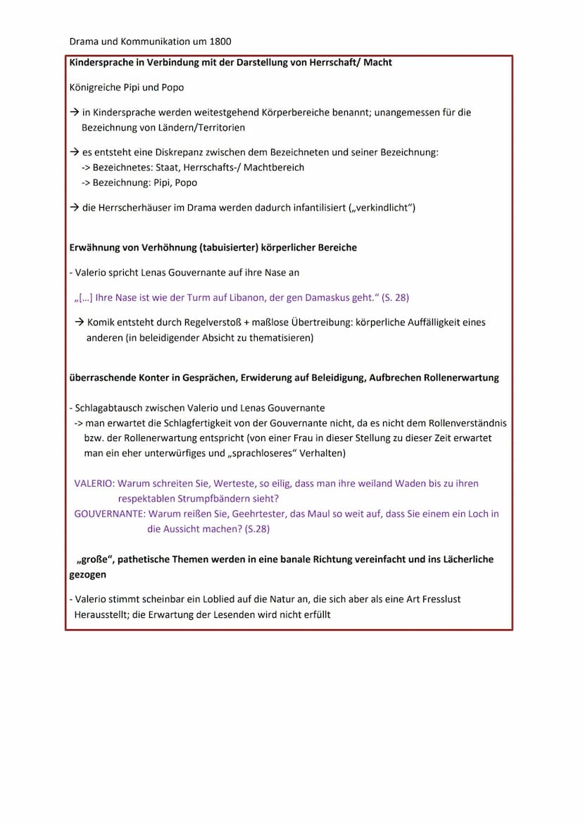 Drama und Kommunikation um 1800
Figurenkonstellation vom Buch Leonce und Lena:
König Peter
Valerio
Freunde und
bisschen der
Unterhalter
Prin
