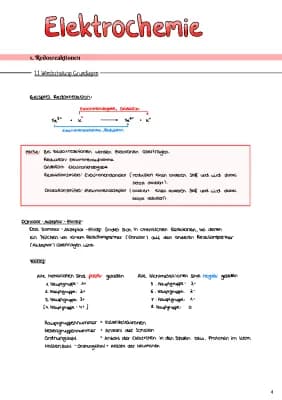 Know Abi Chemie Zusammenfassung Elektrochemie thumbnail