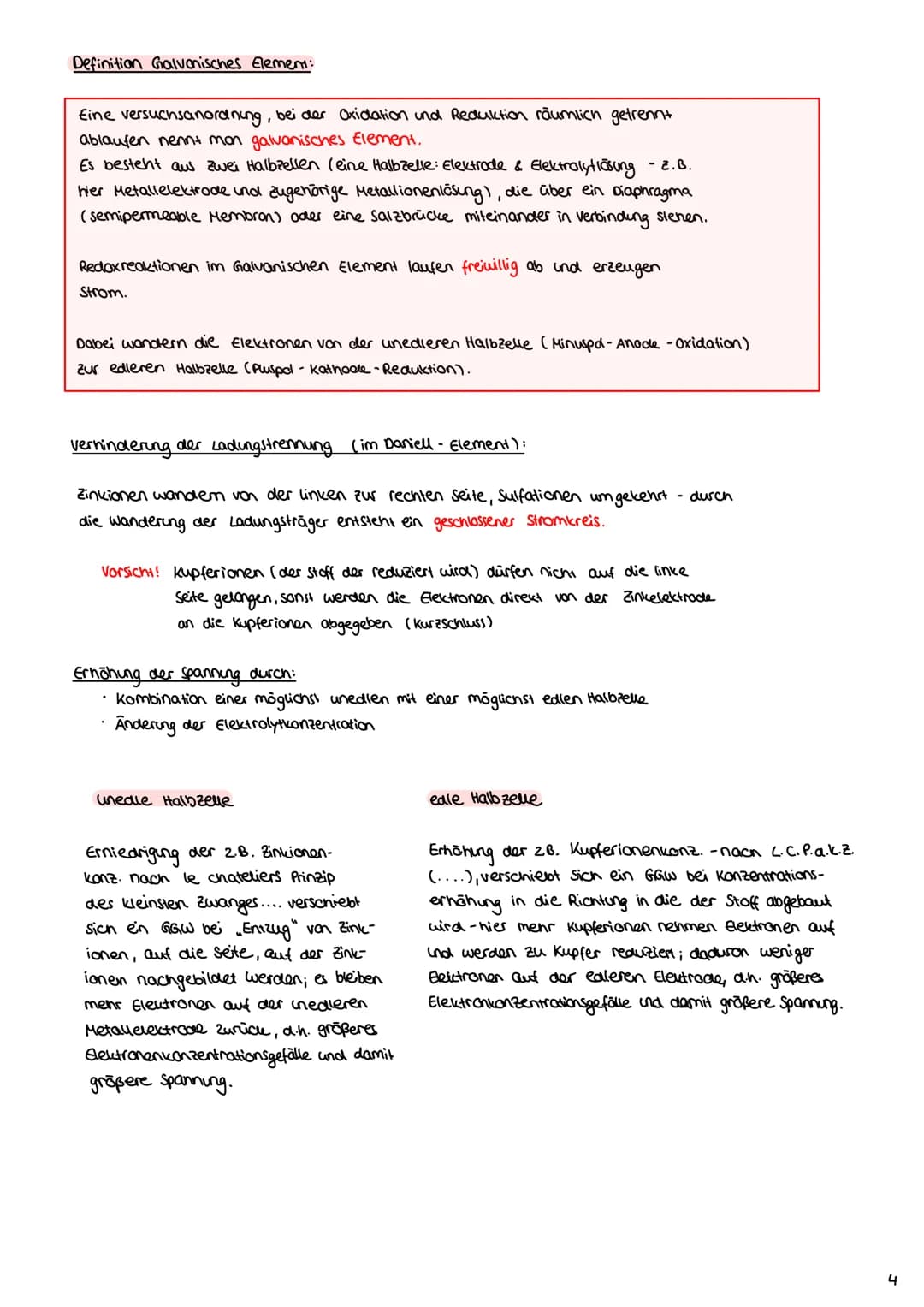 Elektrochemie
1. Redoxreaktionen
1.1 Wiederholung Grundlagen
Beispiel Redoxreaktion:
Fe ³+
Elektronenabgabe, Oxidation
+ K
wichtig:
Elektron