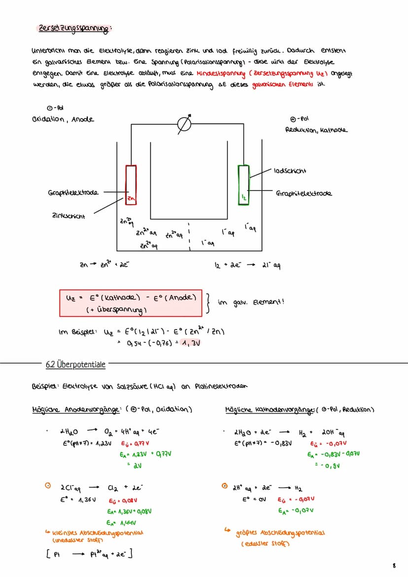 Elektrochemie
1. Redoxreaktionen
1.1 Wiederholung Grundlagen
Beispiel Redoxreaktion:
Fe ³+
Elektronenabgabe, Oxidation
+ K
wichtig:
Elektron