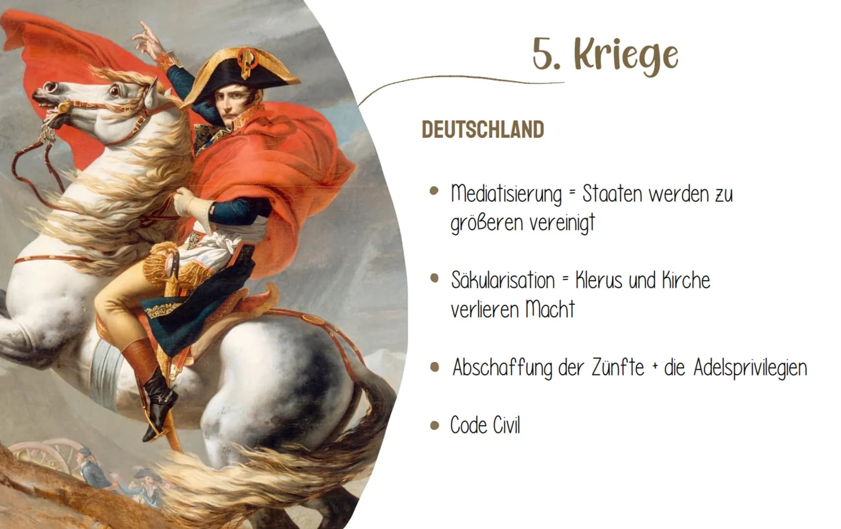 NAPOLEON
BONAPARTE
von Michelle und Elisa SPITA
GLIEDERUNG
1. Kindheit und Jugend
2. Napoleons Laufbahn in der Armee
3. Wie kam er an die Ma