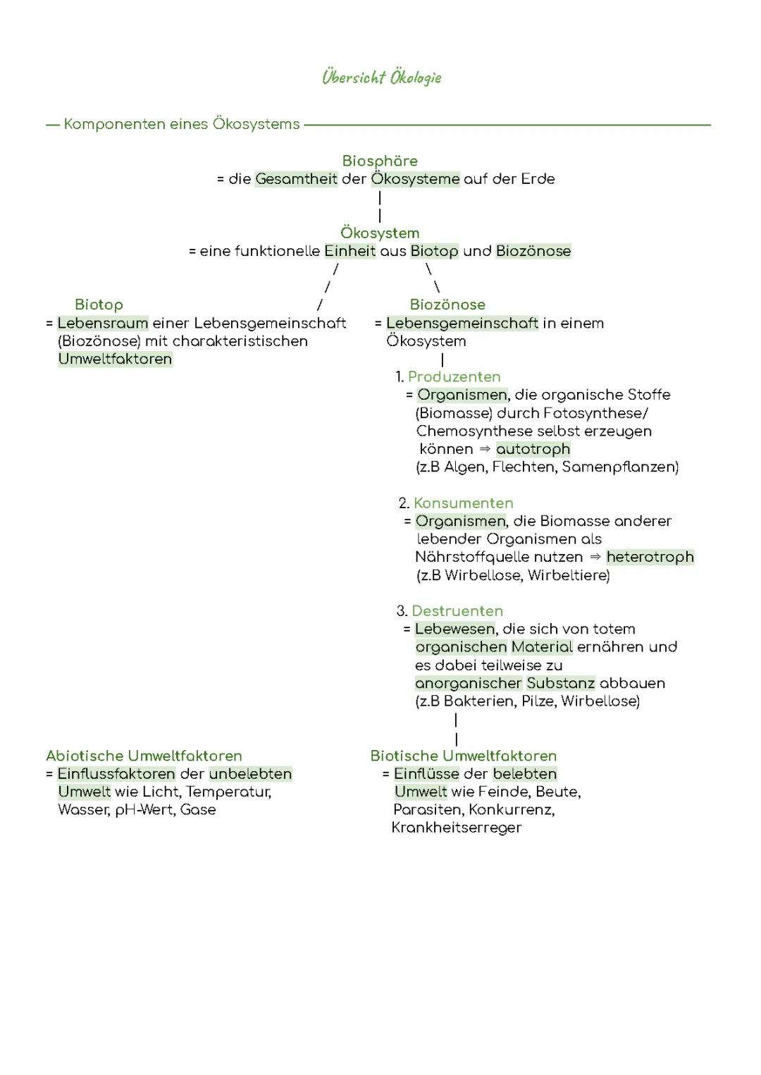 Abiotische und Biotische Faktoren: Beispiele und Tabellen für dein Ökosystem