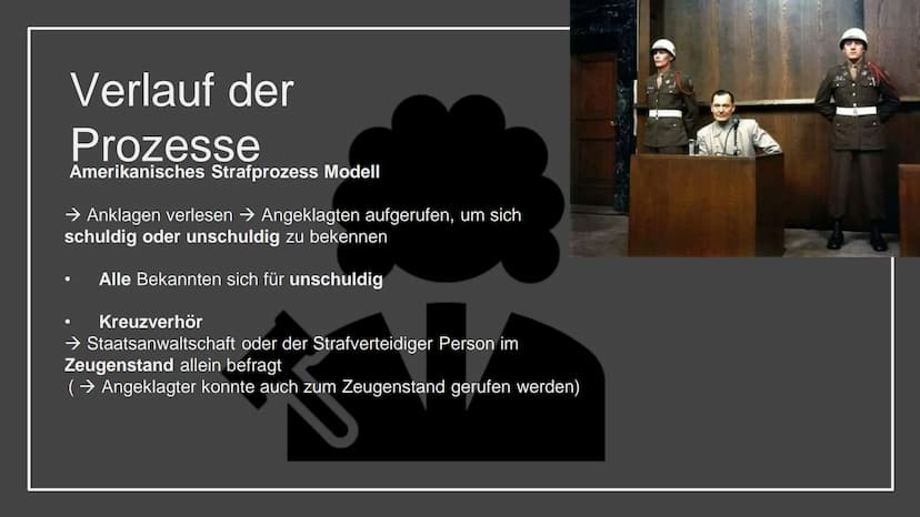 Nürnberger
Prozesse
Ein Prozess der
Entnazifizierung
Geschichte ZK
Von Reanu und Katharina Inhalt
■
Allgemeines
Gründe und Ziele
Angeklagte 