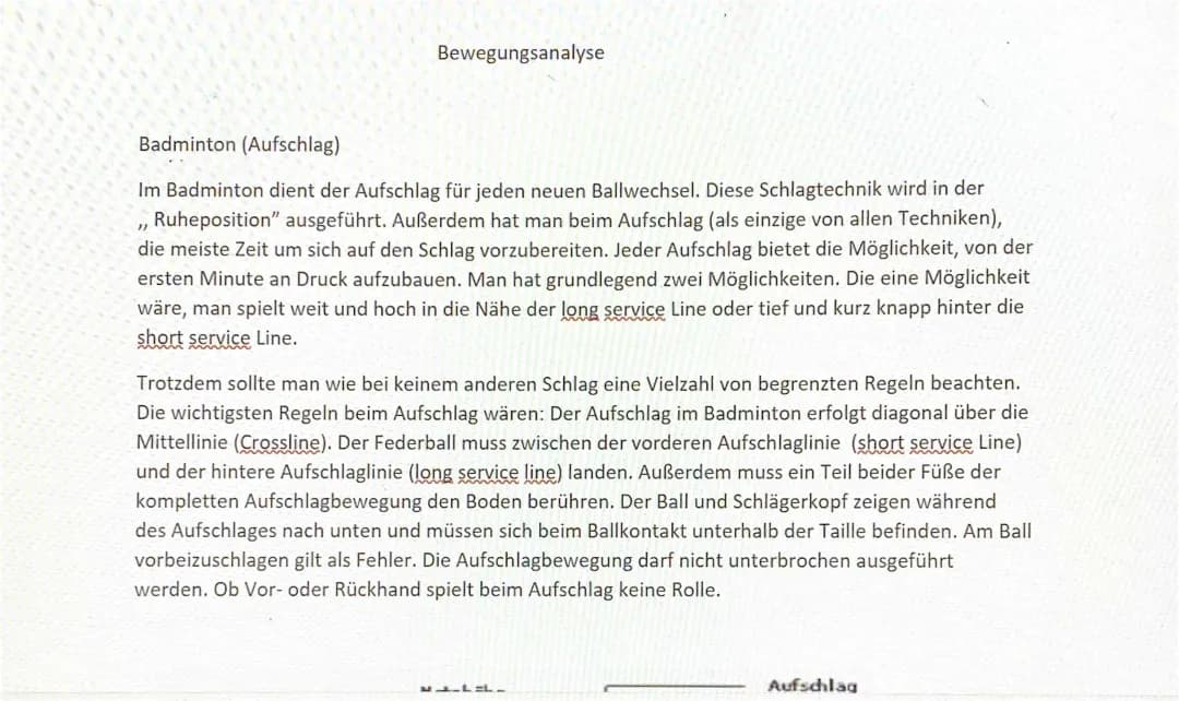 Badminton Aufschlag: Regeln, Übungen und Fehler – Einfach erklärt!