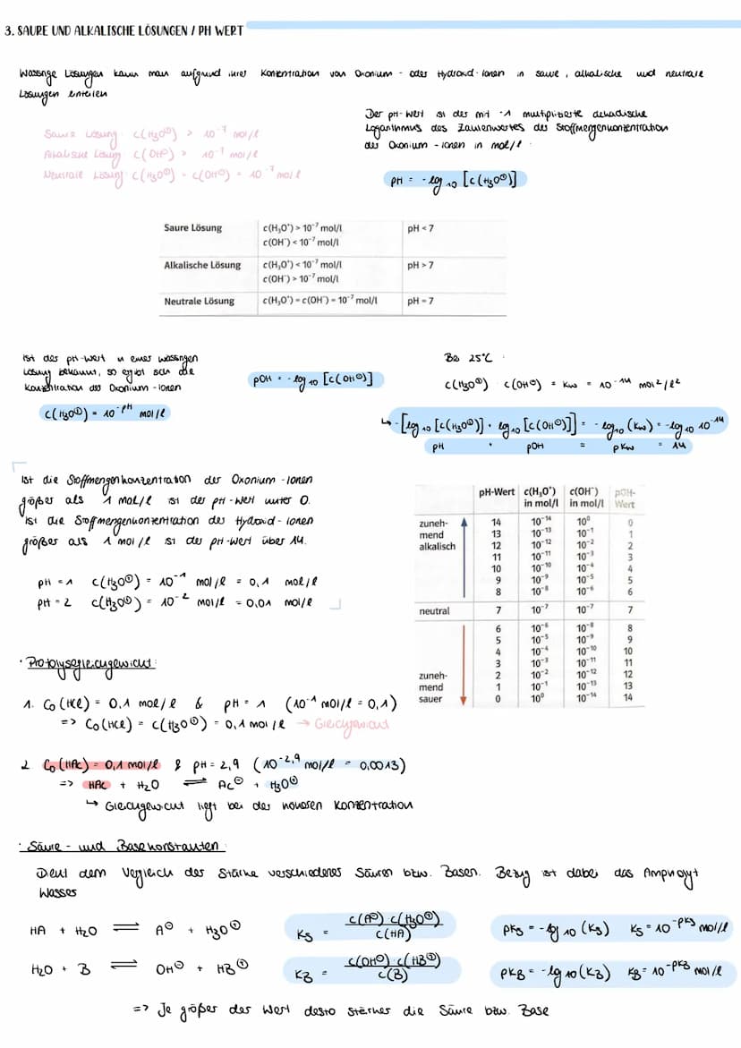 1. BRÖNSTED THEORIE
Saure. Protonen Donatos
Base = Protonen - Akzeptos
Chemische Reaktionen, bei denen
Protonen übertragen werden, bezeichne