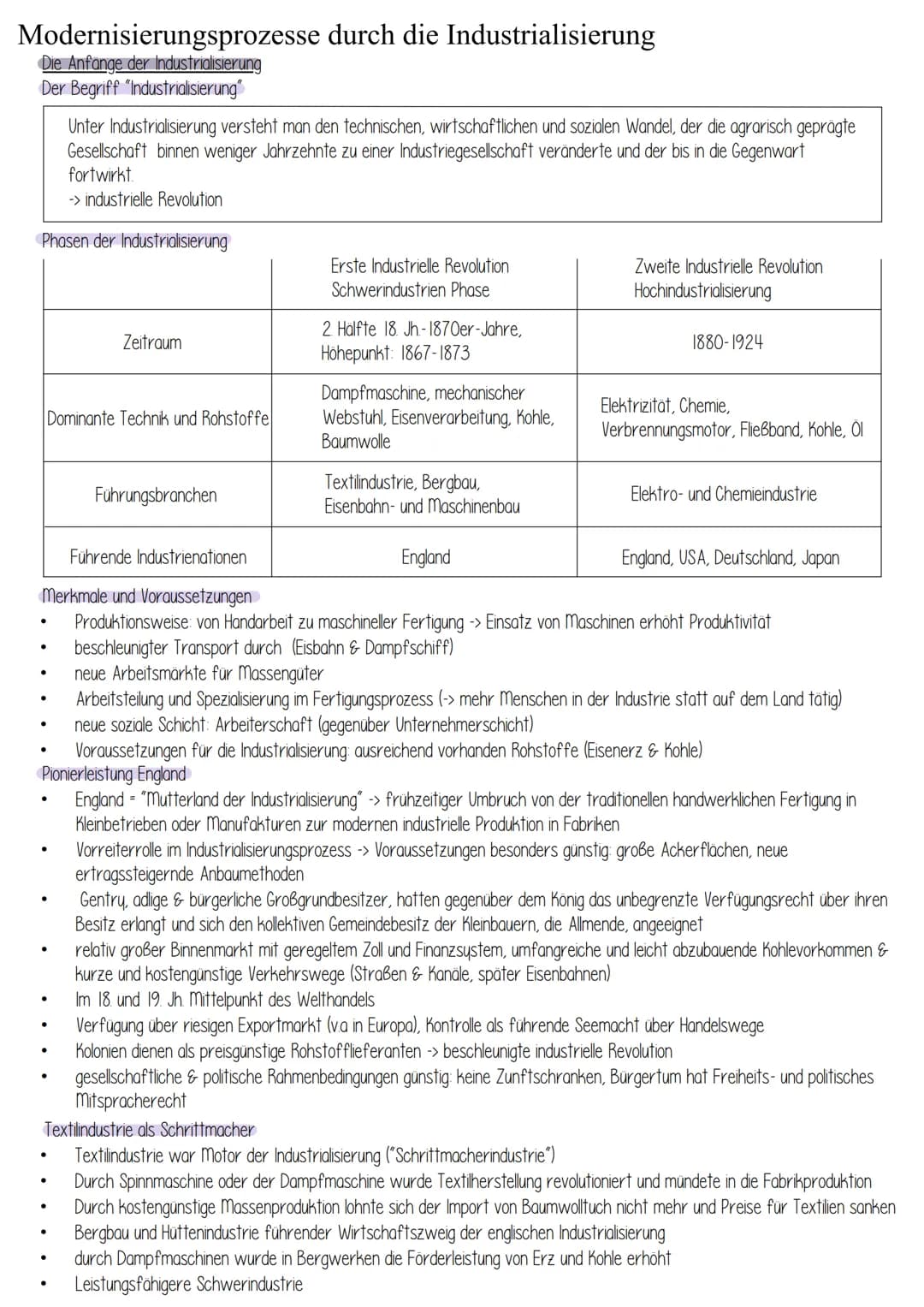 Wege in die Moderne
Moderne und Modernisierung
Moderne ein historischer Umbruch, der mit modernisierung in Politik, Wirtschaft & Gesellschaf