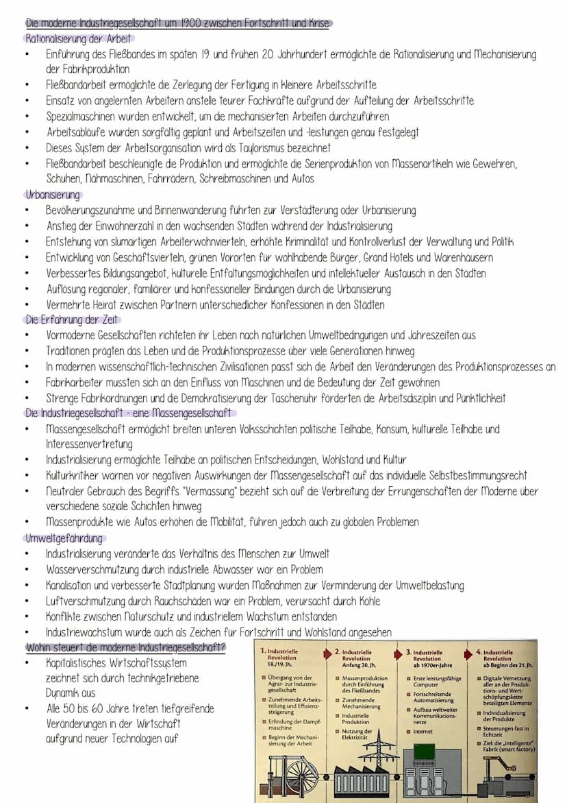 Wege in die Moderne
Moderne und Modernisierung
Moderne ein historischer Umbruch, der mit modernisierung in Politik, Wirtschaft & Gesellschaf