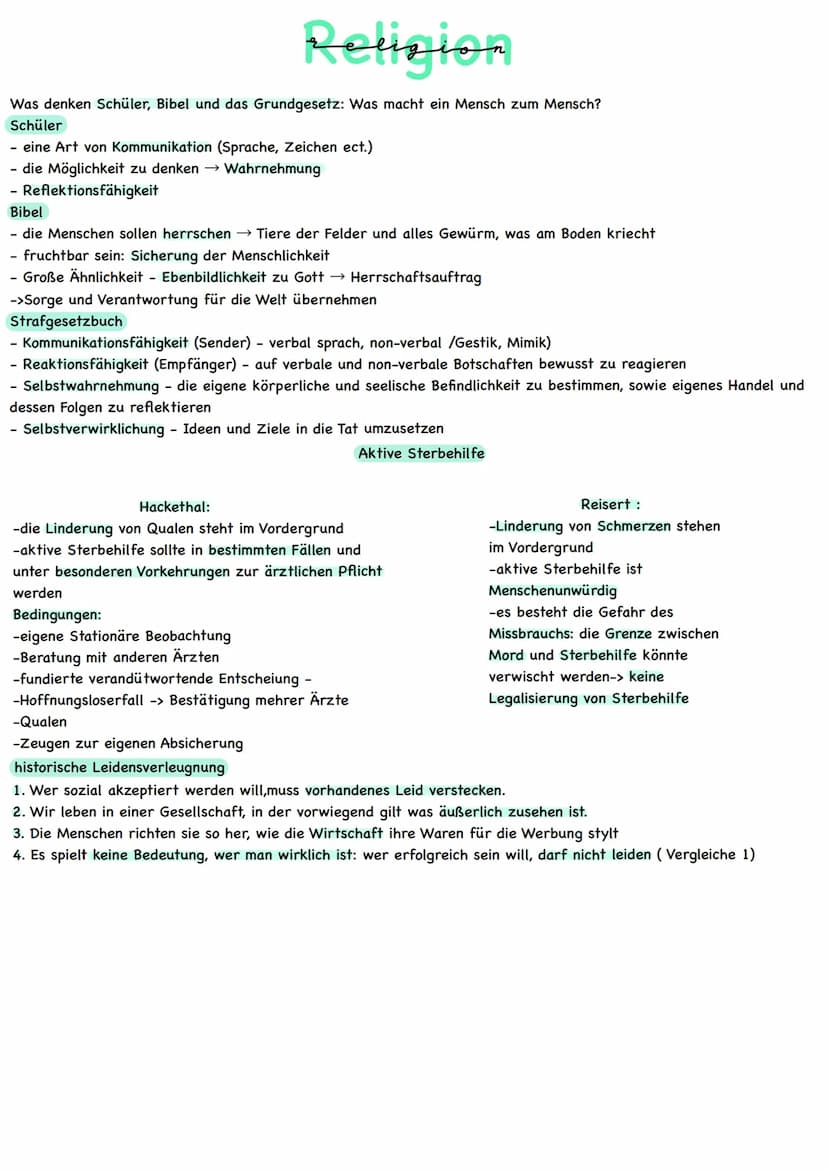 Sterbehilfe
Es gibt verschiedene Arten der Sterbehilfe
- aktive Sterbehilfe
- passive Sterbehilfe
- indirekte Sterbehilfe
- assistierter Sui