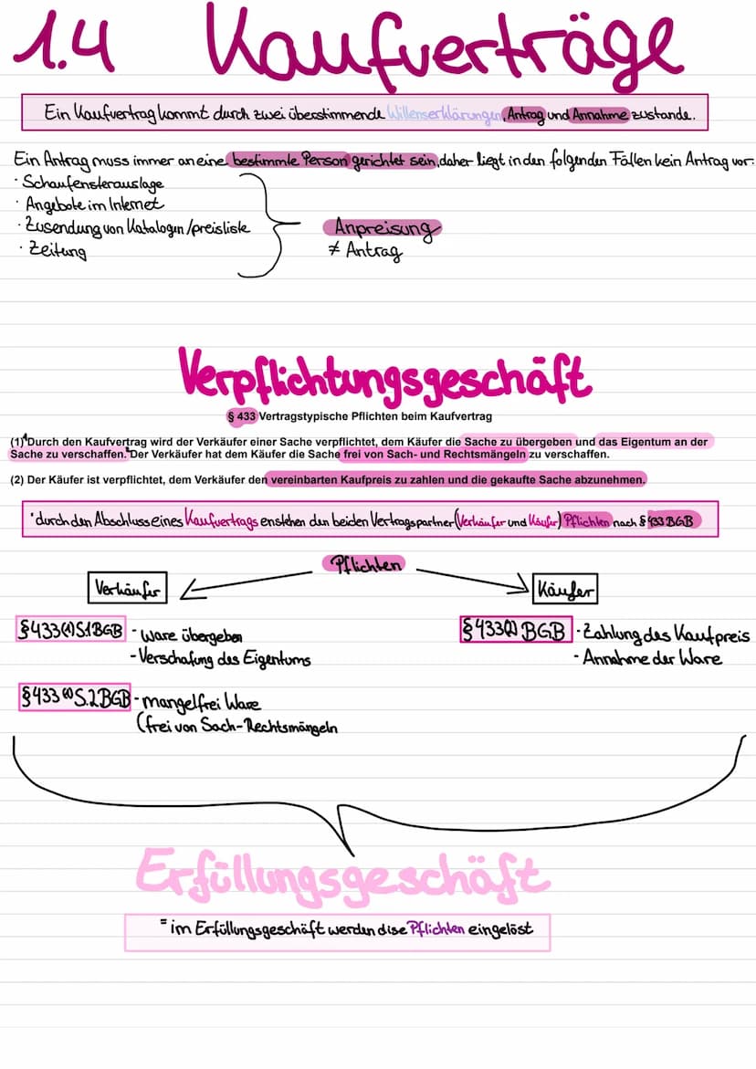 Blaffe
1. Rechtsfähigkeit
2. Geschäftsfähig heit
3. Willenserklärung
4. Arten von Rechtsgeschäften
4. Kaufvertrag/Verpflichtungsgeschalt
5. 