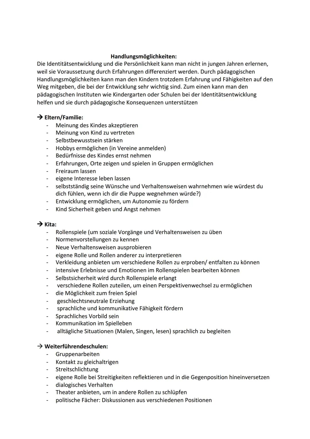 Identitätskonzept nach Lothar Krappmann
Das ,,interaktionistische Modell" von Lothar Krappmann besagt, dass sich das Individuum
über die Spr