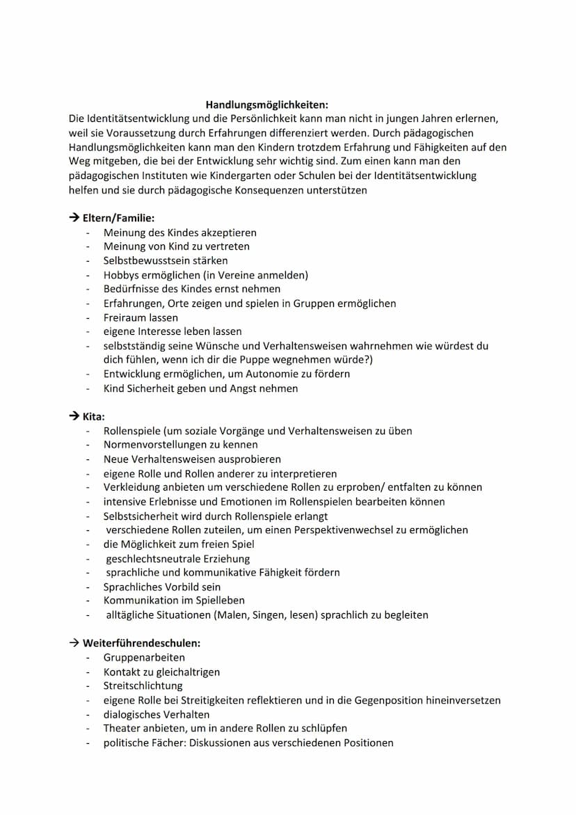Identitätskonzept nach Lothar Krappmann
Das ,,interaktionistische Modell" von Lothar Krappmann besagt, dass sich das Individuum
über die Spr