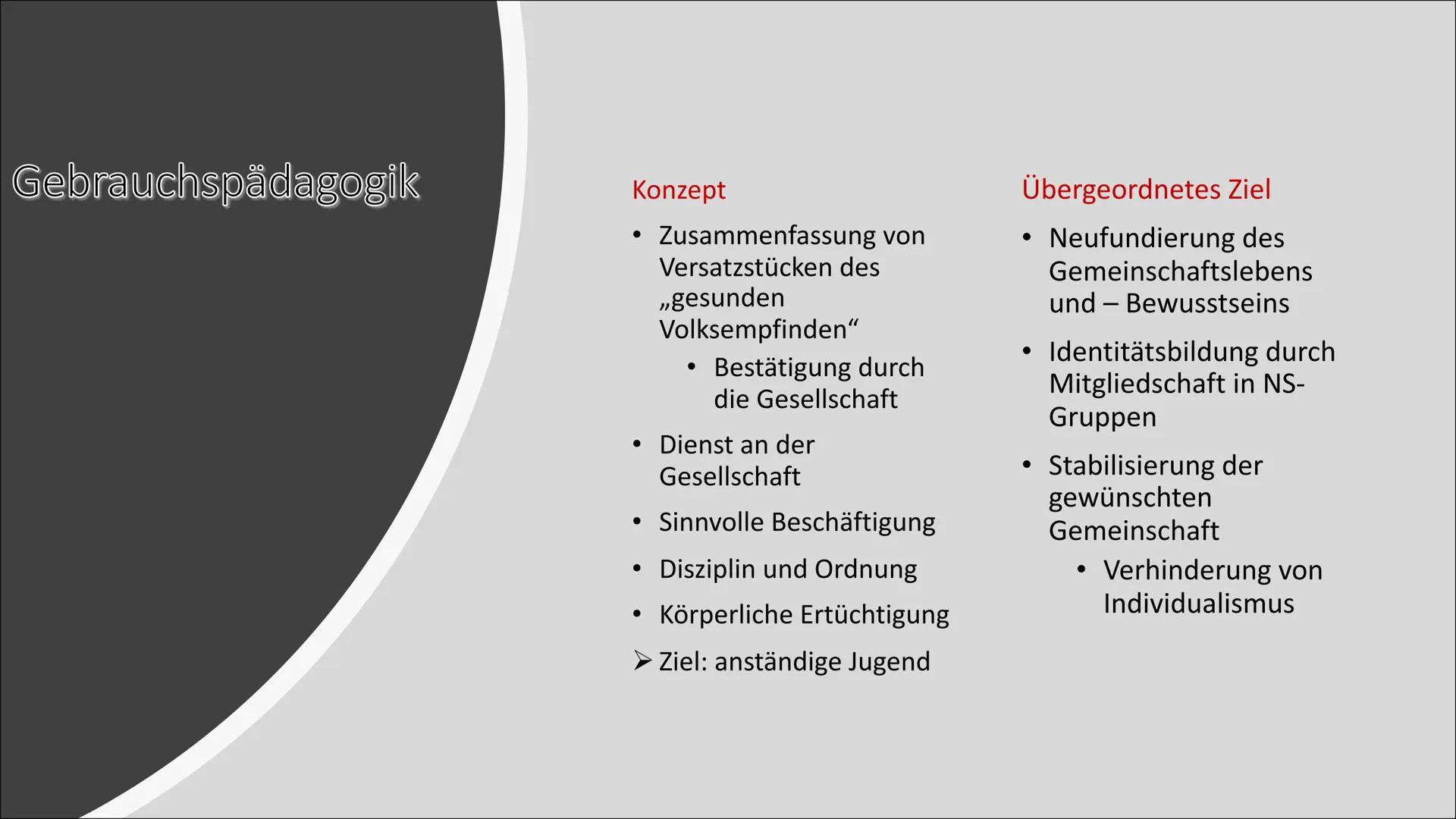 Erziehung im
Nationalsozialismus
Eine Präsentation von Lilith
55
45)
5 Inhaltsverzeichnis
|
1.
2.
3.
4.
5.
6.
7.
8.
9.
10.
11.
12.
13.
Erzie