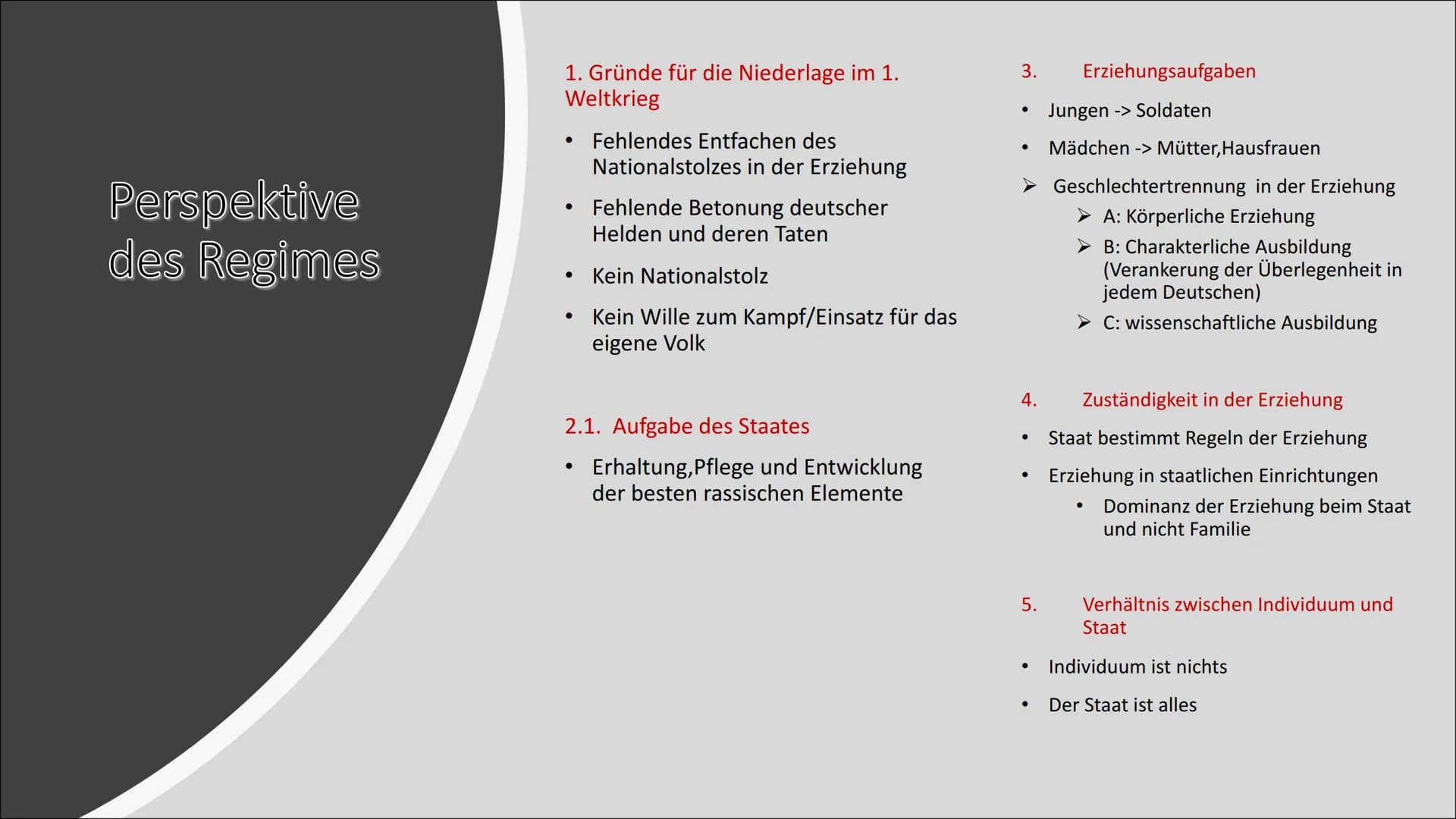 Erziehung im
Nationalsozialismus
Eine Präsentation von Lilith
55
45)
5 Inhaltsverzeichnis
|
1.
2.
3.
4.
5.
6.
7.
8.
9.
10.
11.
12.
13.
Erzie