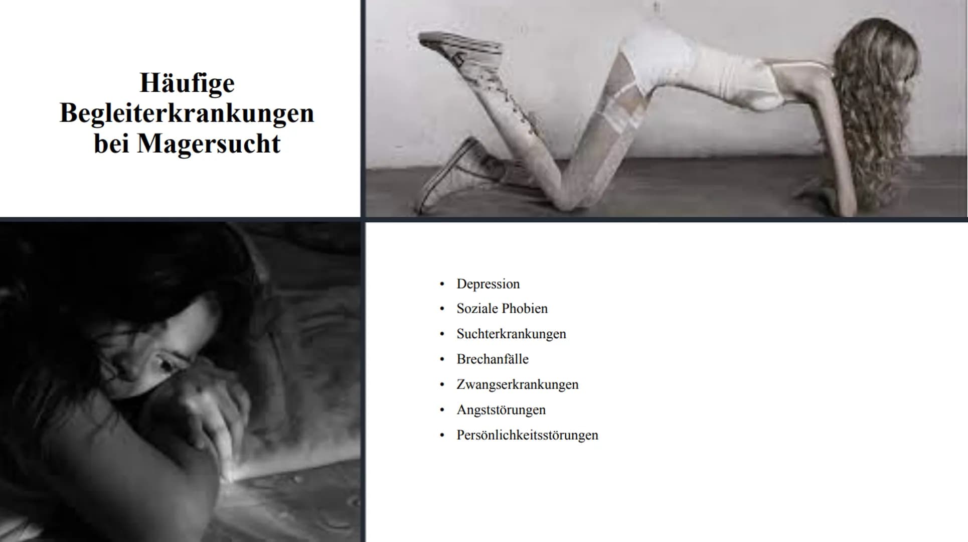 Magersucht
FOOD
delet/Fo Gliederung:
1.
2.
3.
4.
5.
6.
7.
8.
9.
10.
Was ist Magersucht?
Wer ist betroffen?
Ursachen für Magersucht
Woran erk