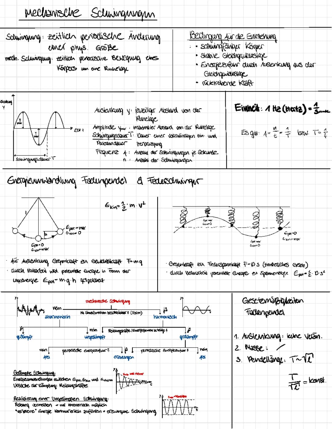 Mechanische Schwingungen 