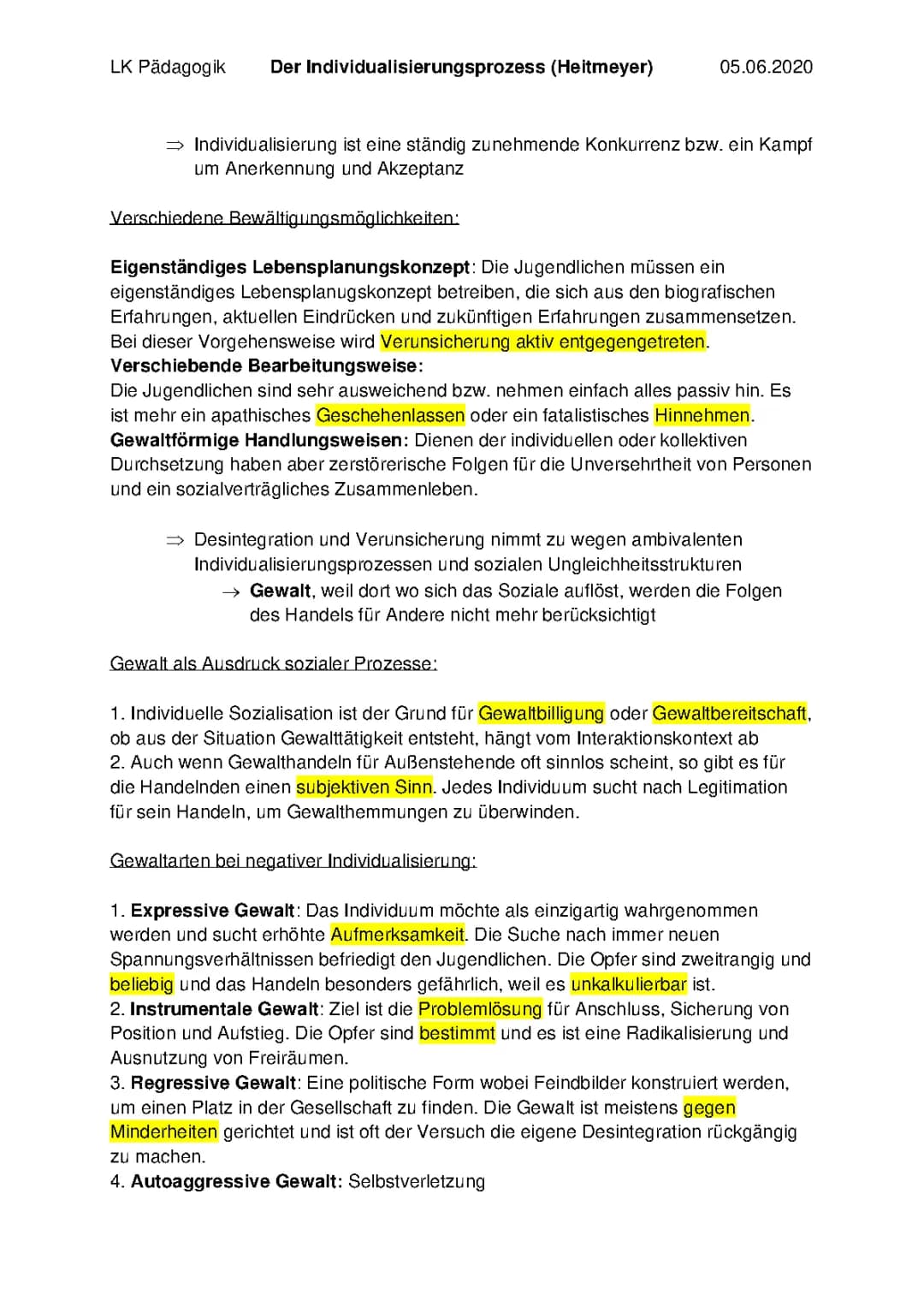 Heitmeyers Theorie: Individualisierung, Gewalt und Desintegration einfach erklärt