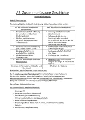 Know Geschichte mündliches Abitur Zusammenfassung  thumbnail